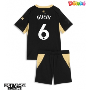 Manchester City Marc Guehi #6 Dětské Venkovní dres komplet 2026-27 Krátký Rukáv (+ trenýrky)